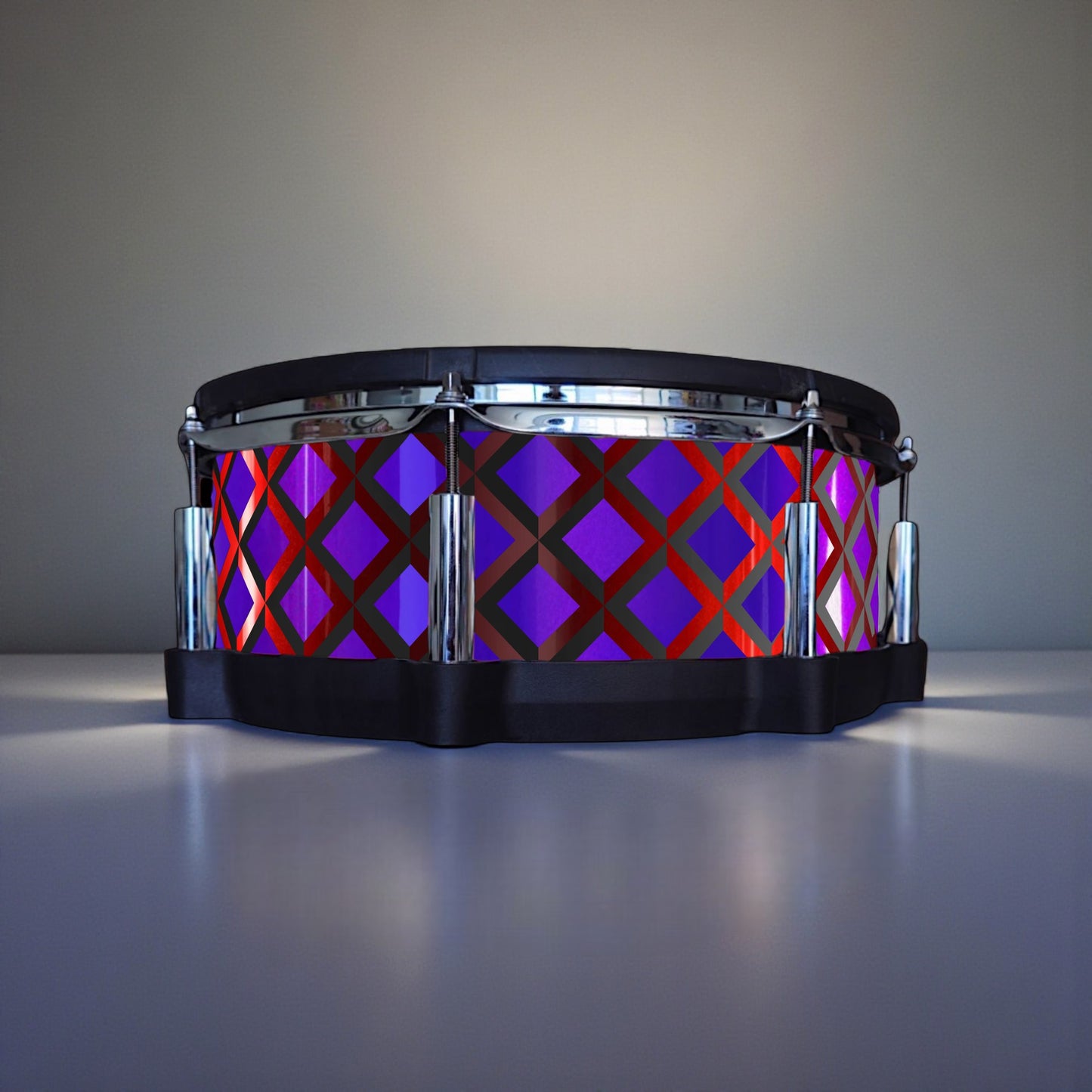 3D Tile Drum Wrap (Black Base)