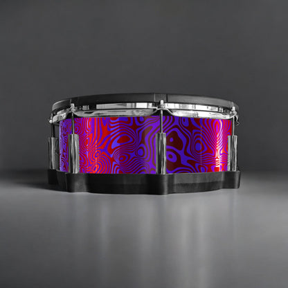 Psychedelic Swirl Drum Wrap