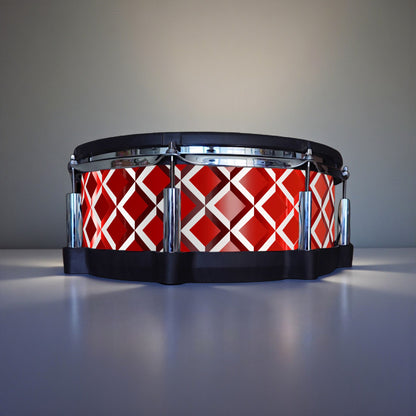 3D Tile Drum Wrap (White Base)
