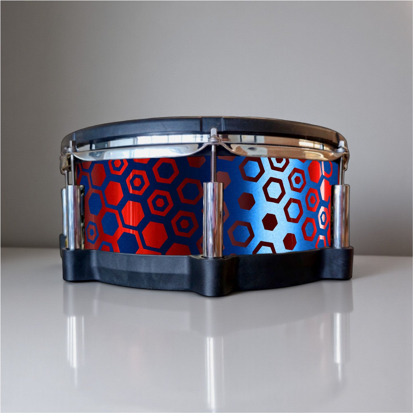 Hexagonal Fade Drum Wrap