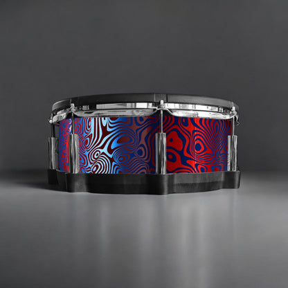 Psychedelic Swirl Drum Wrap