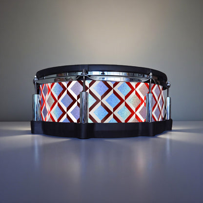 3D Tile Drum Wrap (White Base)