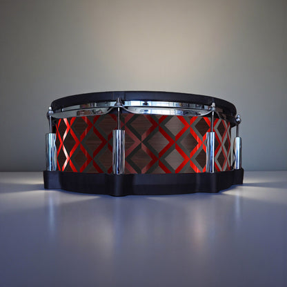 3D Tile Drum Wrap (Black Base)