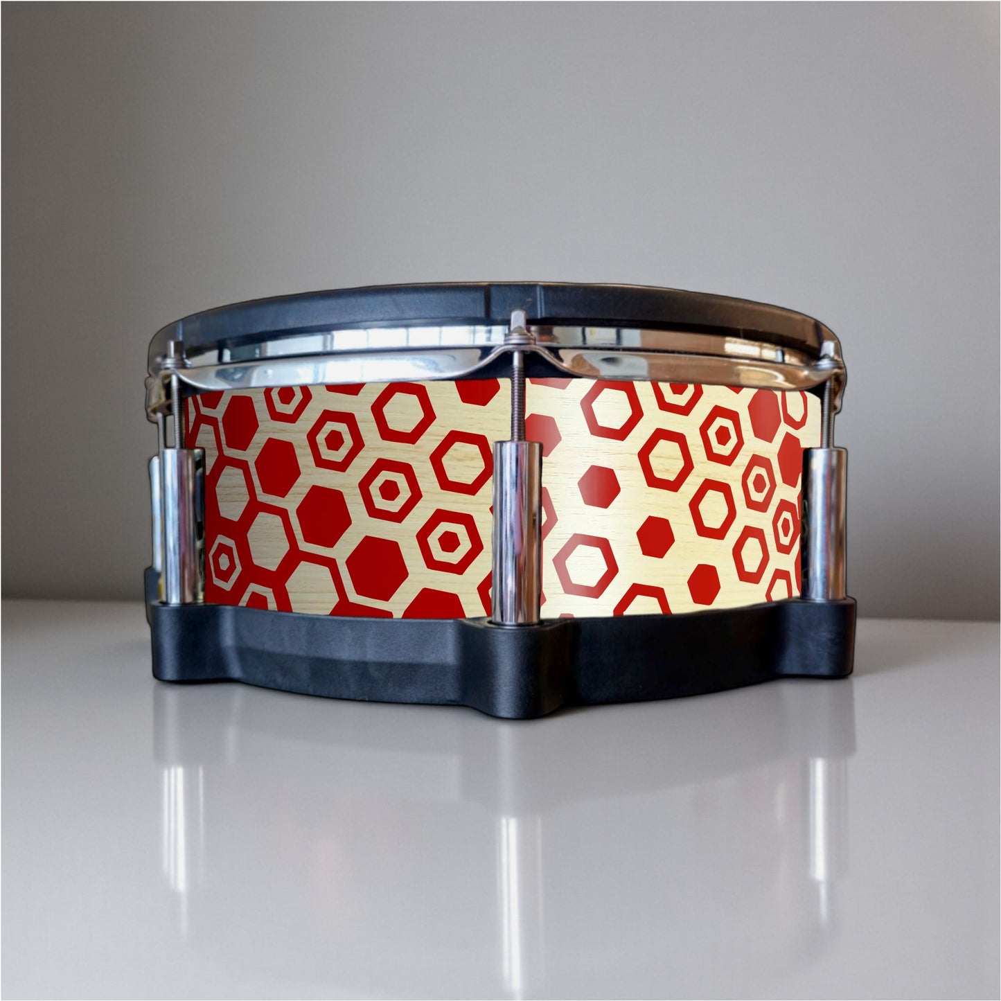Hexagonal Fade Drum Wrap
