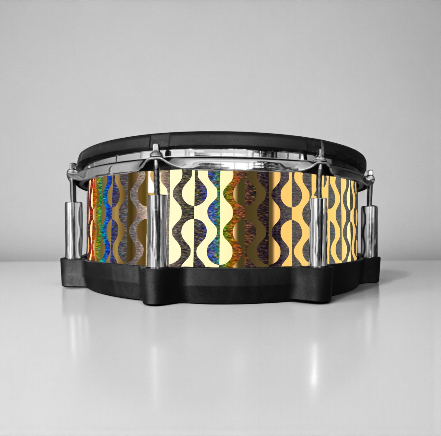 Negative Circles Drum Wrap