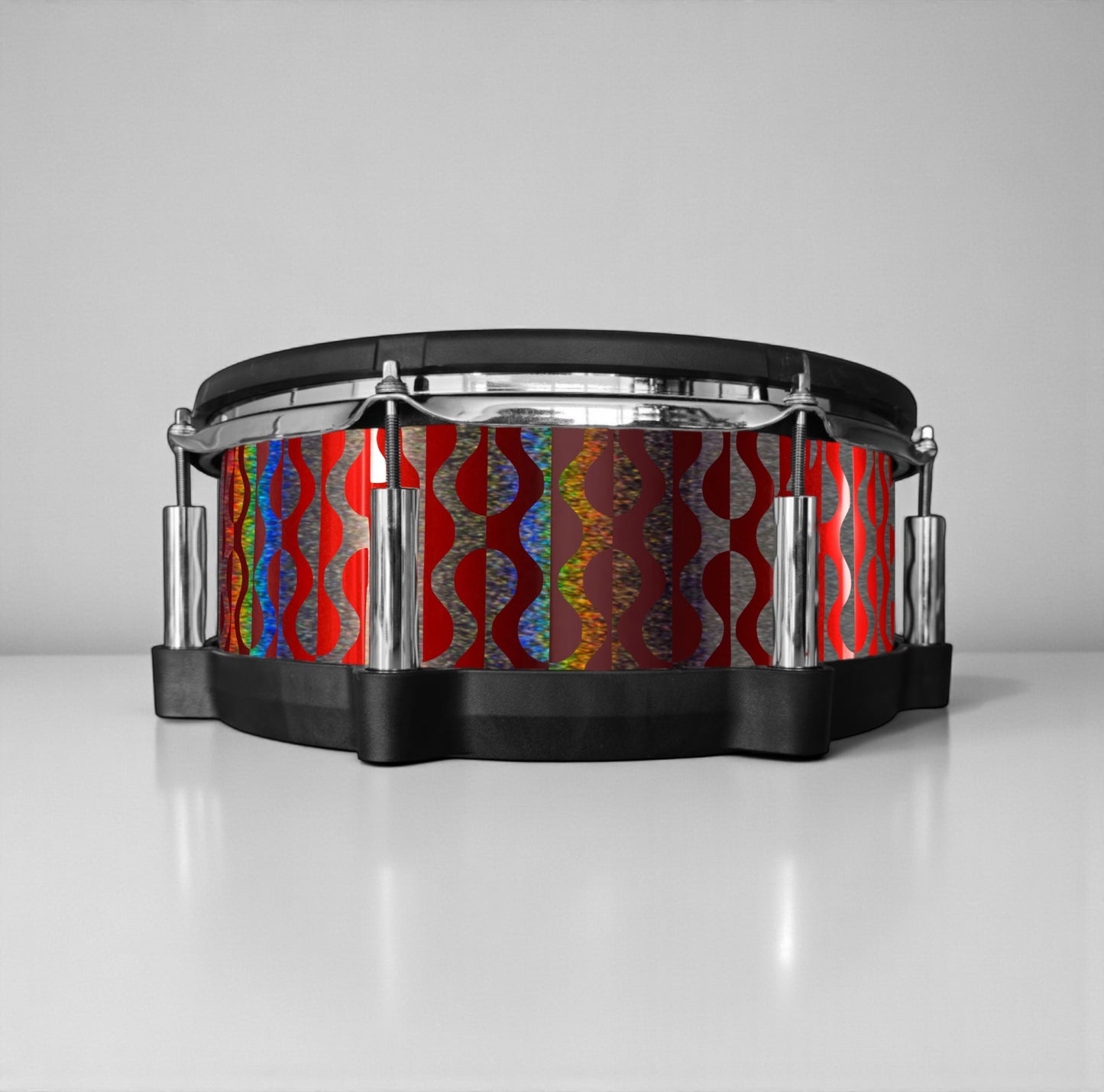 Negative Circles Drum Wrap