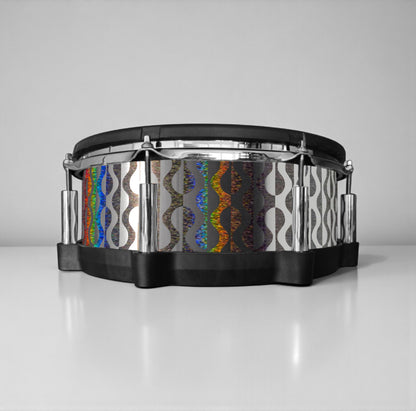 Negative Circles Drum Wrap