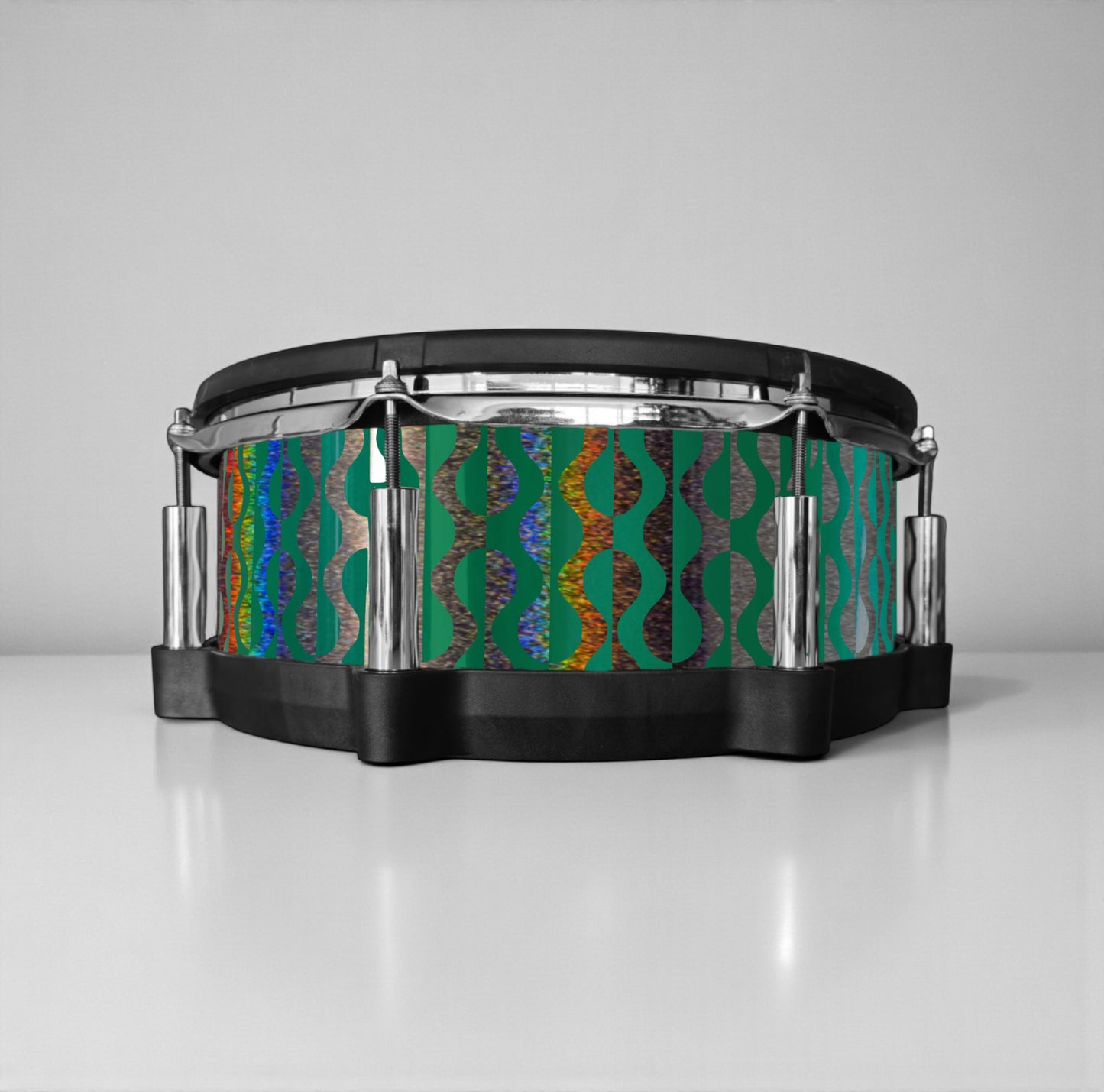 Negative Circles Drum Wrap