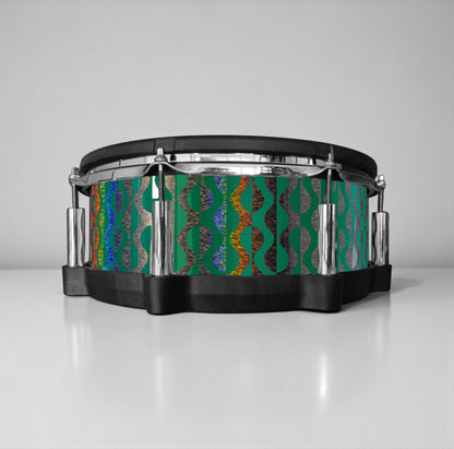 Negative Circles Drum Wrap