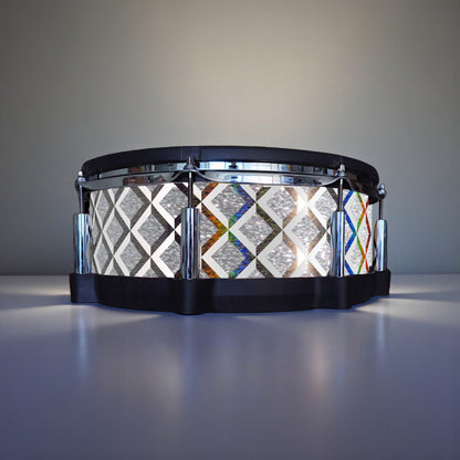 3D Tile Drum Wrap (White Base)