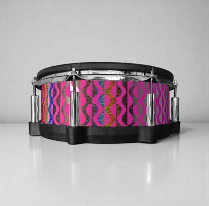 Negative Circles Drum Wrap