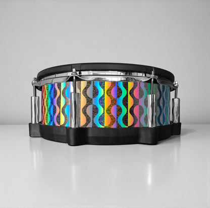 Negative Circles Drum Wrap