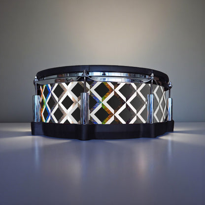 3D Tile Drum Wrap (White Base)