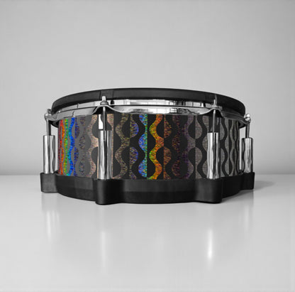 Negative Circles Drum Wrap