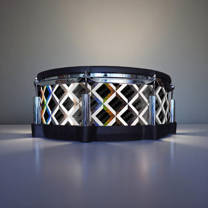 3D Tile Drum Wrap (White Base)