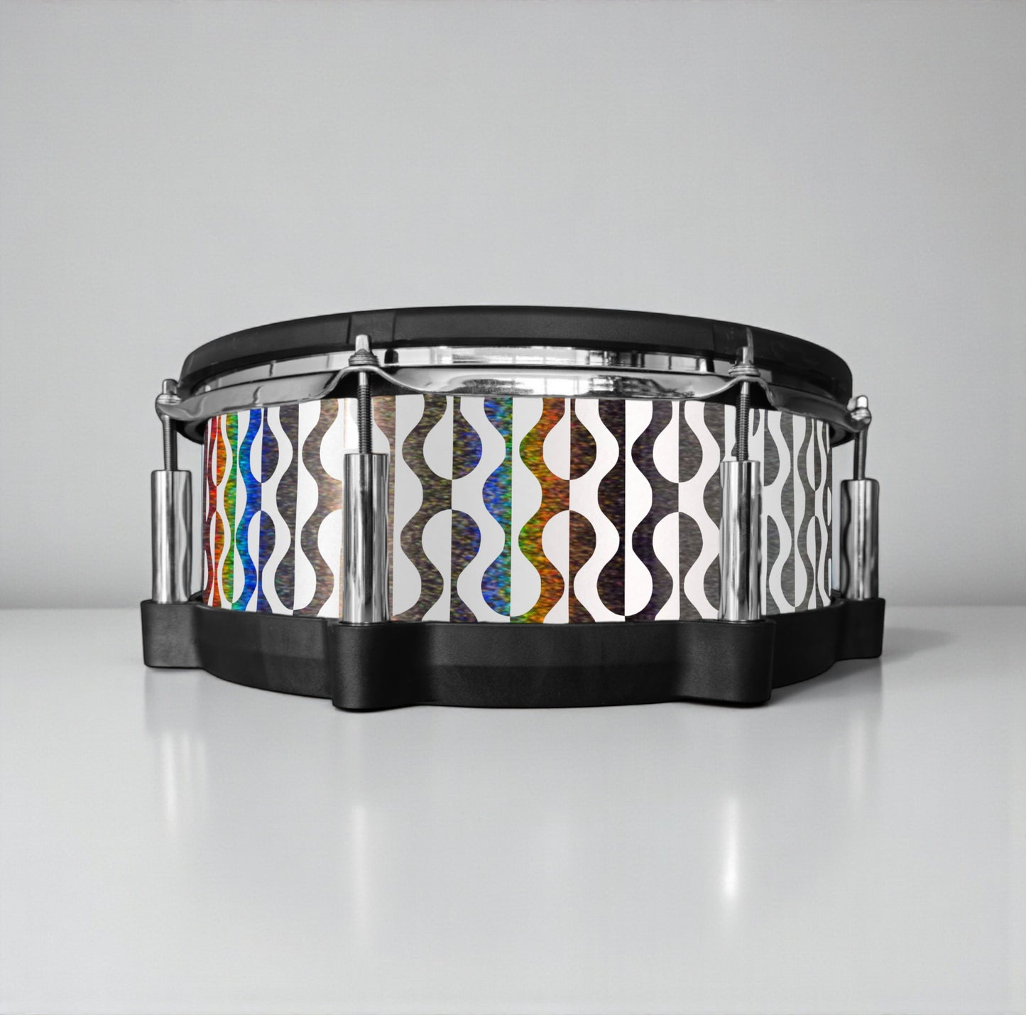 Negative Circles Drum Wrap