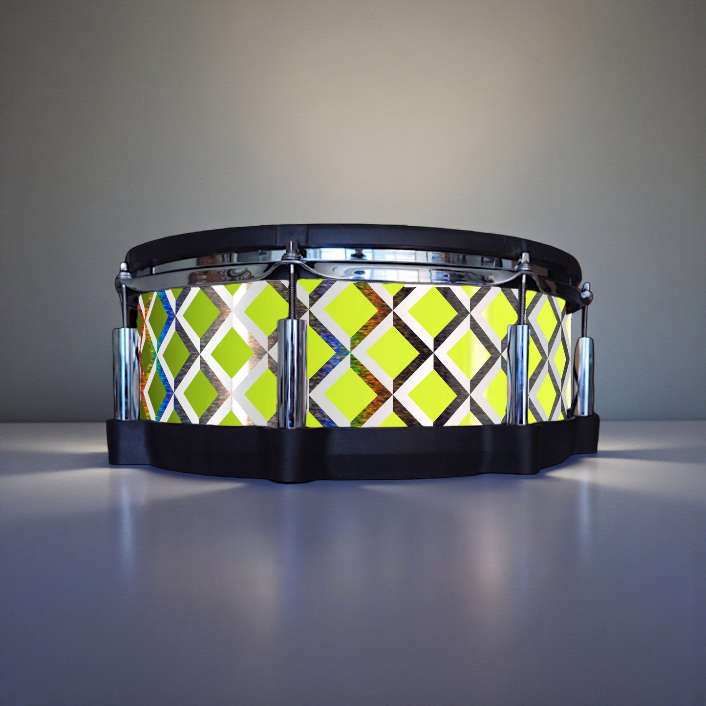 3D Tile Drum Wrap (White Base)