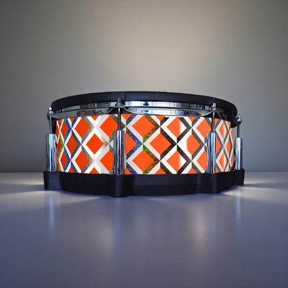 3D Tile Drum Wrap (White Base)