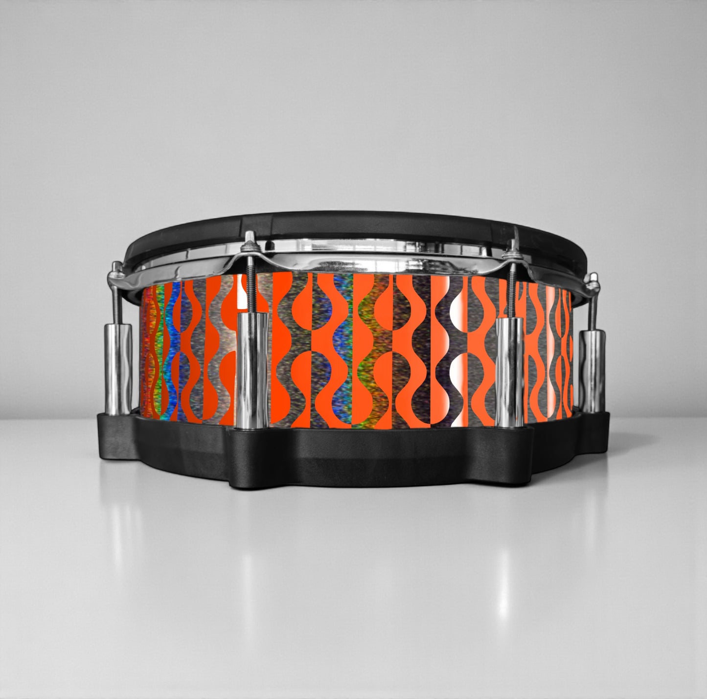 Negative Circles Drum Wrap