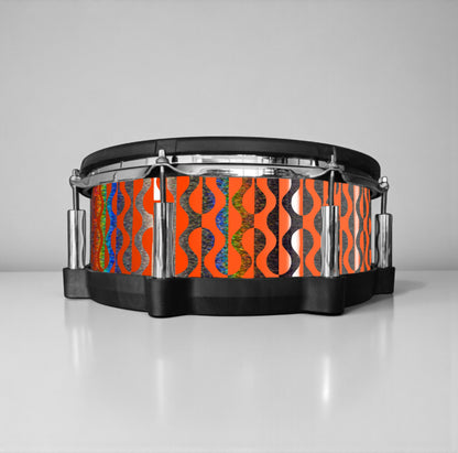 Negative Circles Drum Wrap