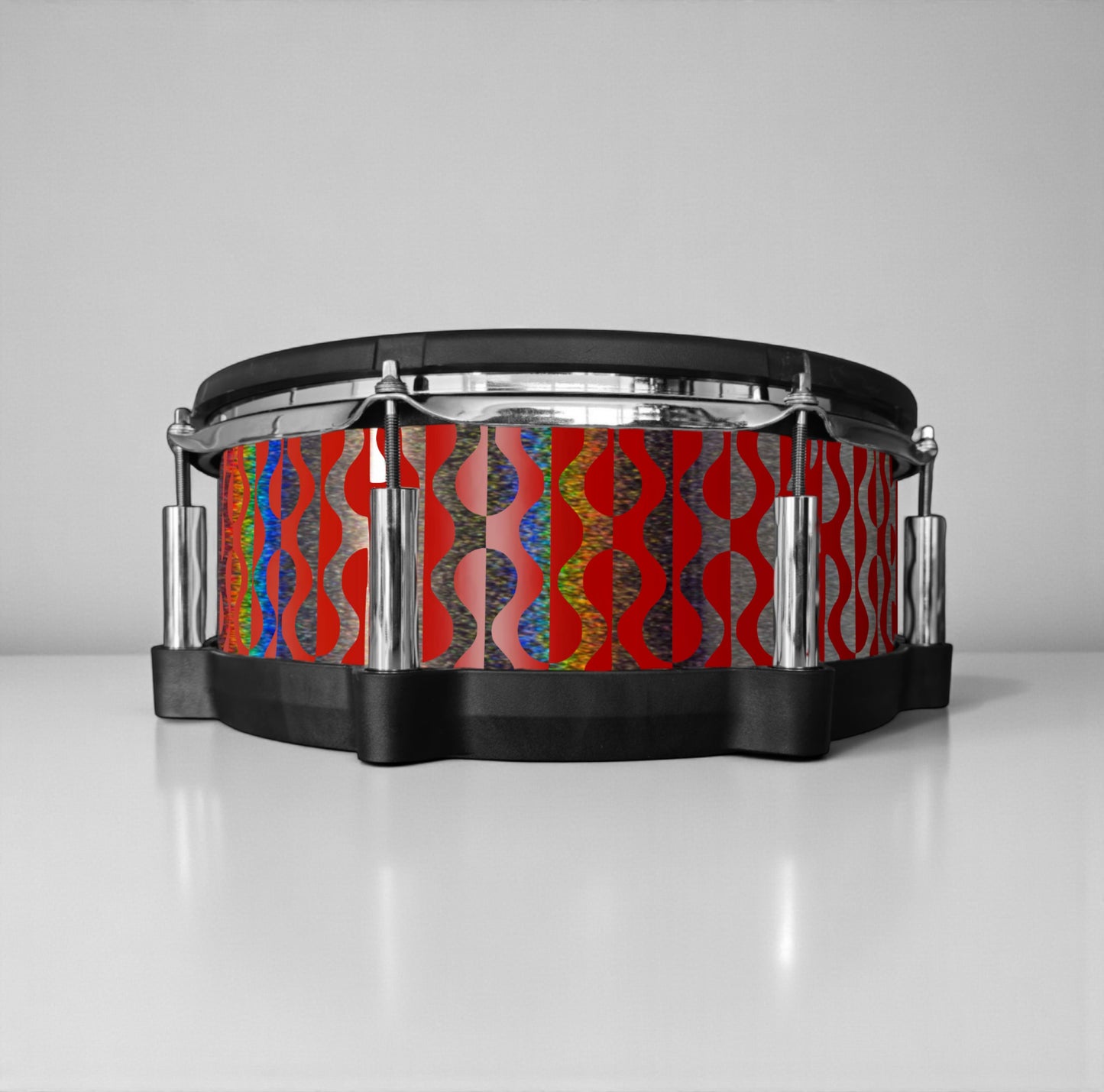 Negative Circles Drum Wrap