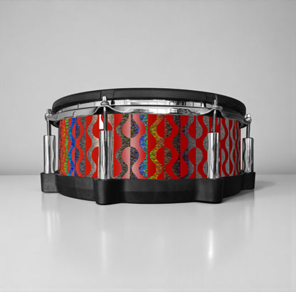 Negative Circles Drum Wrap