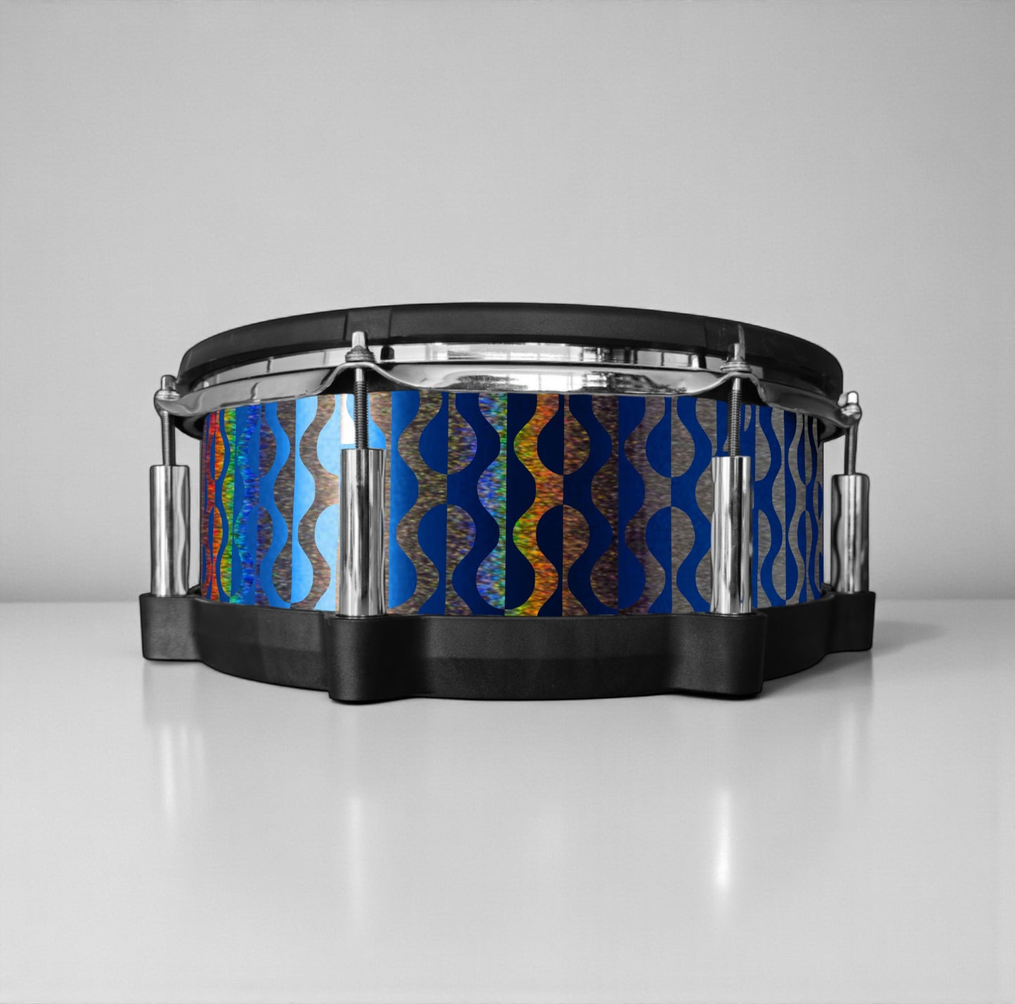 Negative Circles Drum Wrap