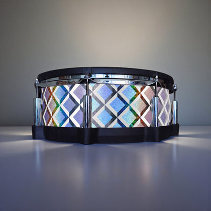 3D Tile Drum Wrap (White Base)
