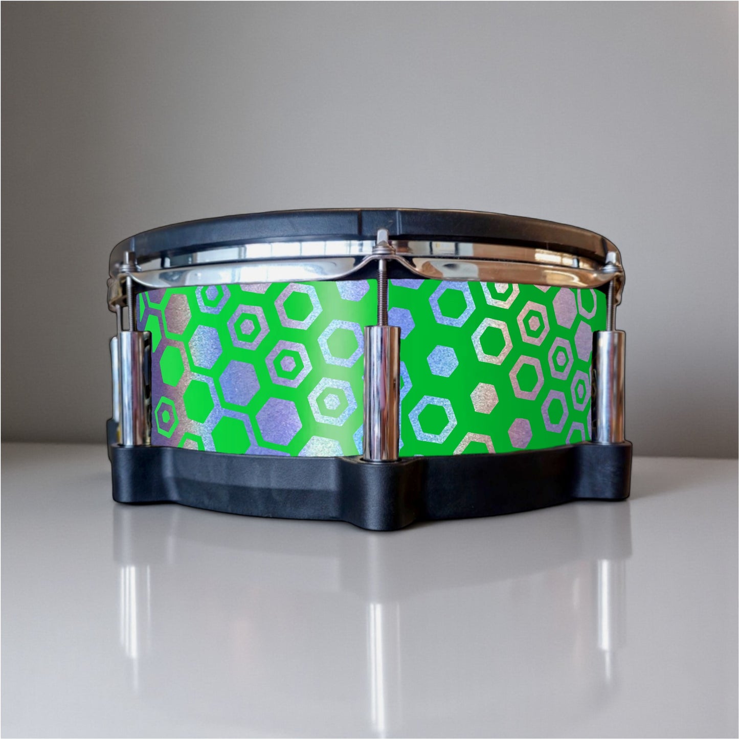 Hexagonal Fade Drum Wrap