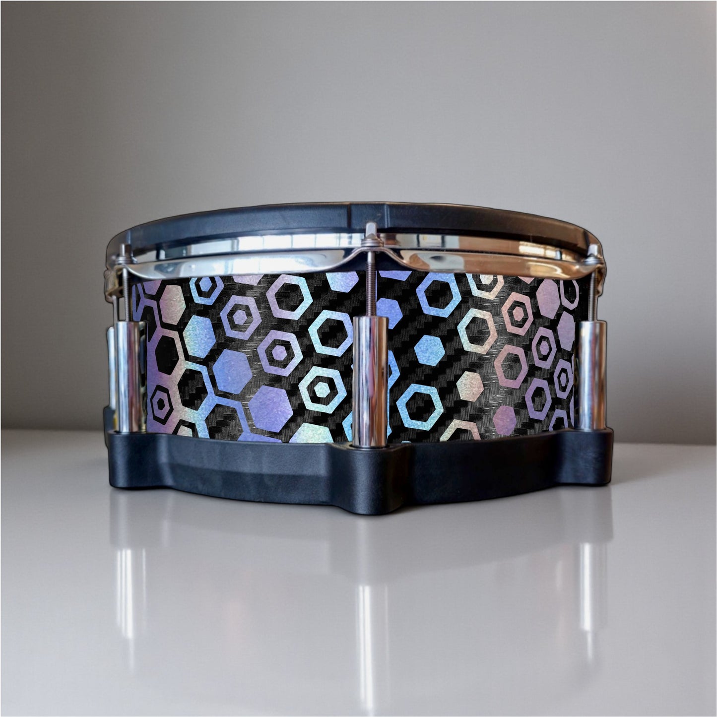 Hexagonal Fade Drum Wrap