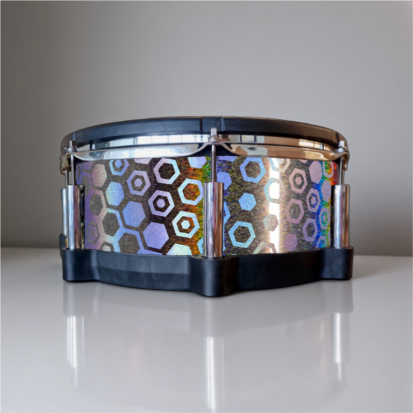 Hexagonal Fade Drum Wrap