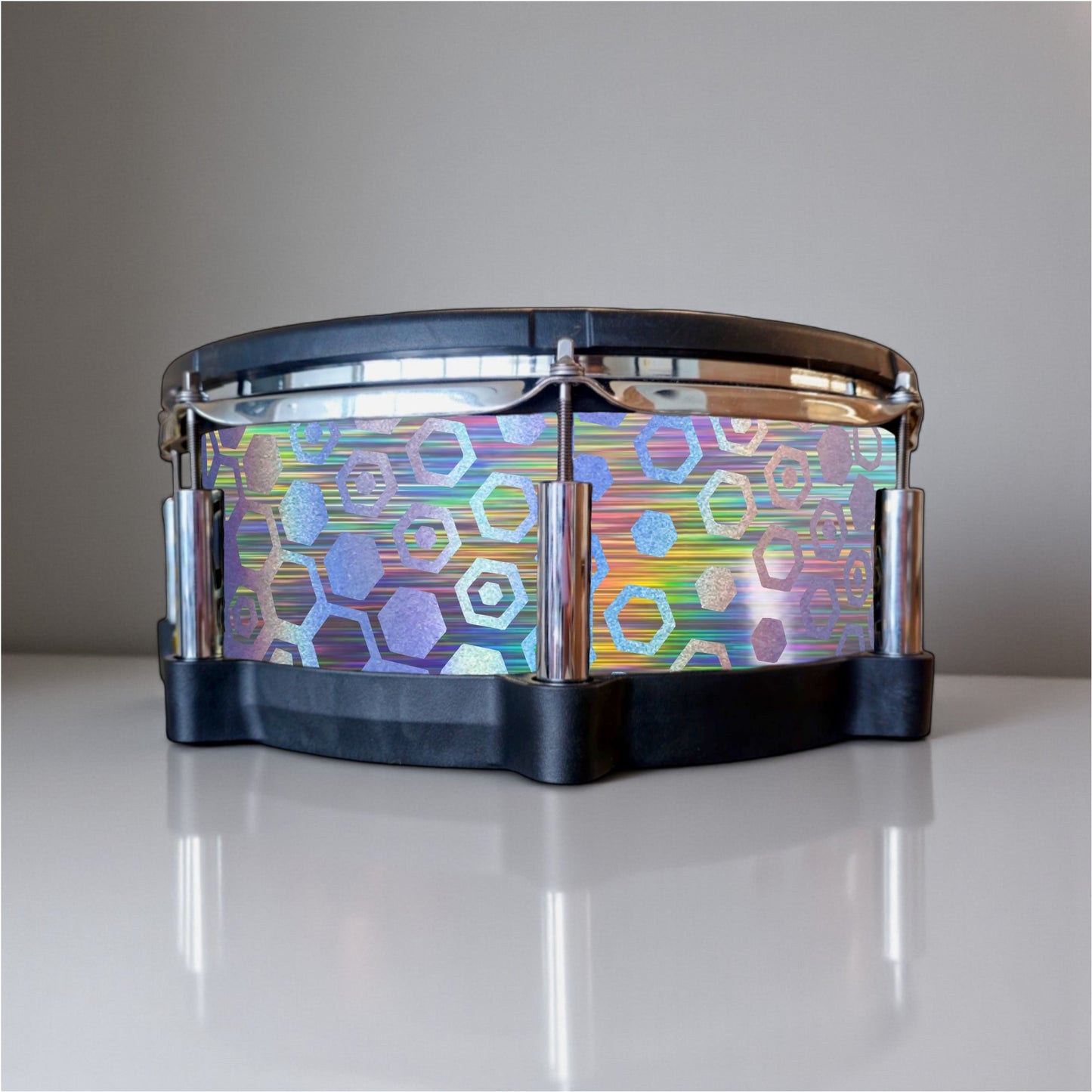 Hexagonal Fade Drum Wrap