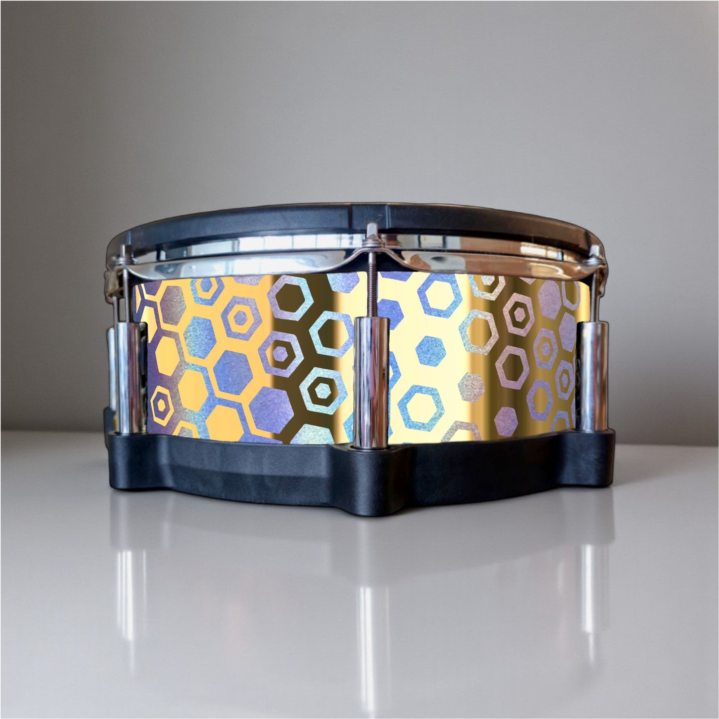 Hexagonal Fade Drum Wrap