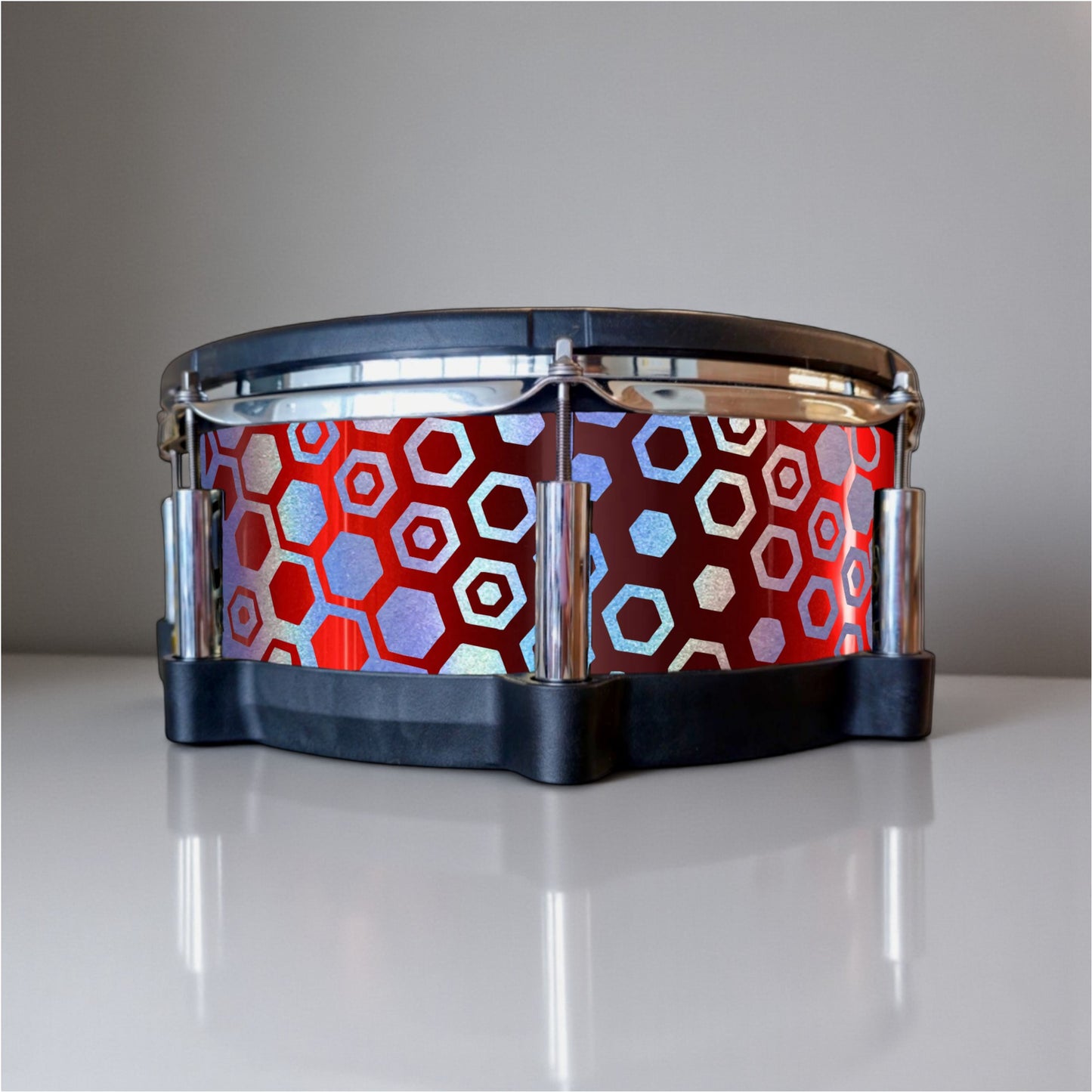 Hexagonal Fade Drum Wrap