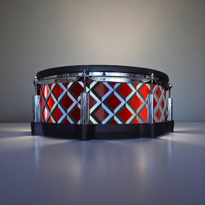 3D Tile Drum Wrap (Black Base)