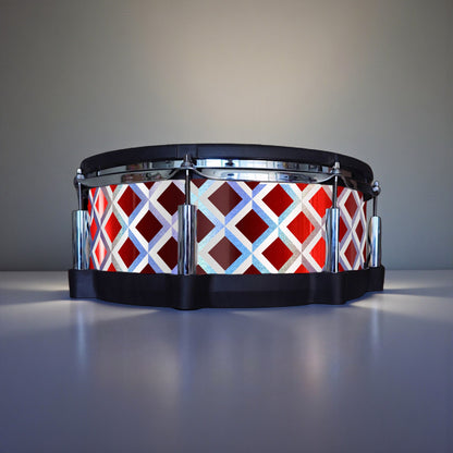 3D Tile Drum Wrap (White Base)