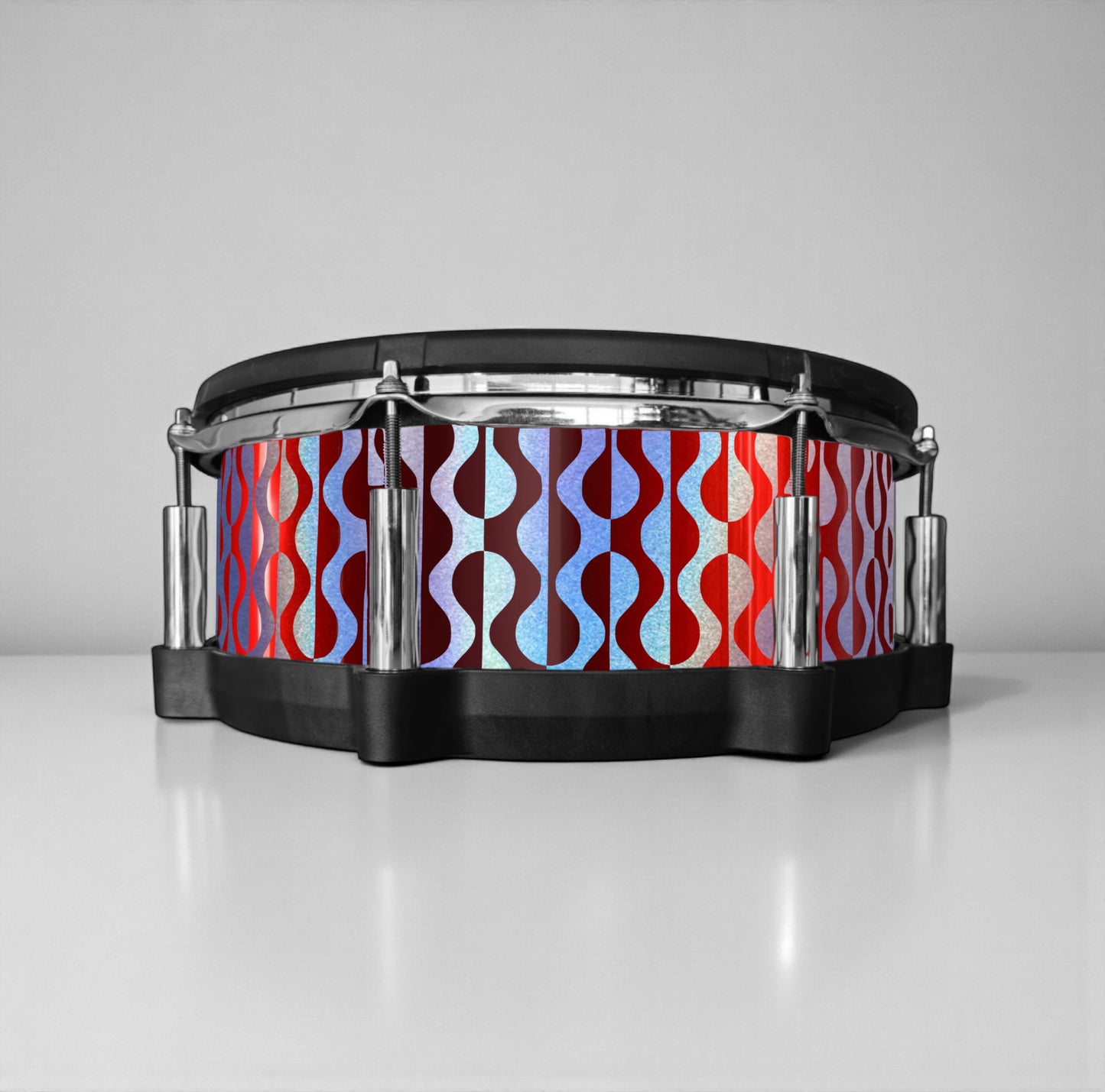 Negative Circles Drum Wrap