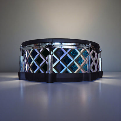 3D Tile Drum Wrap (Black Base)