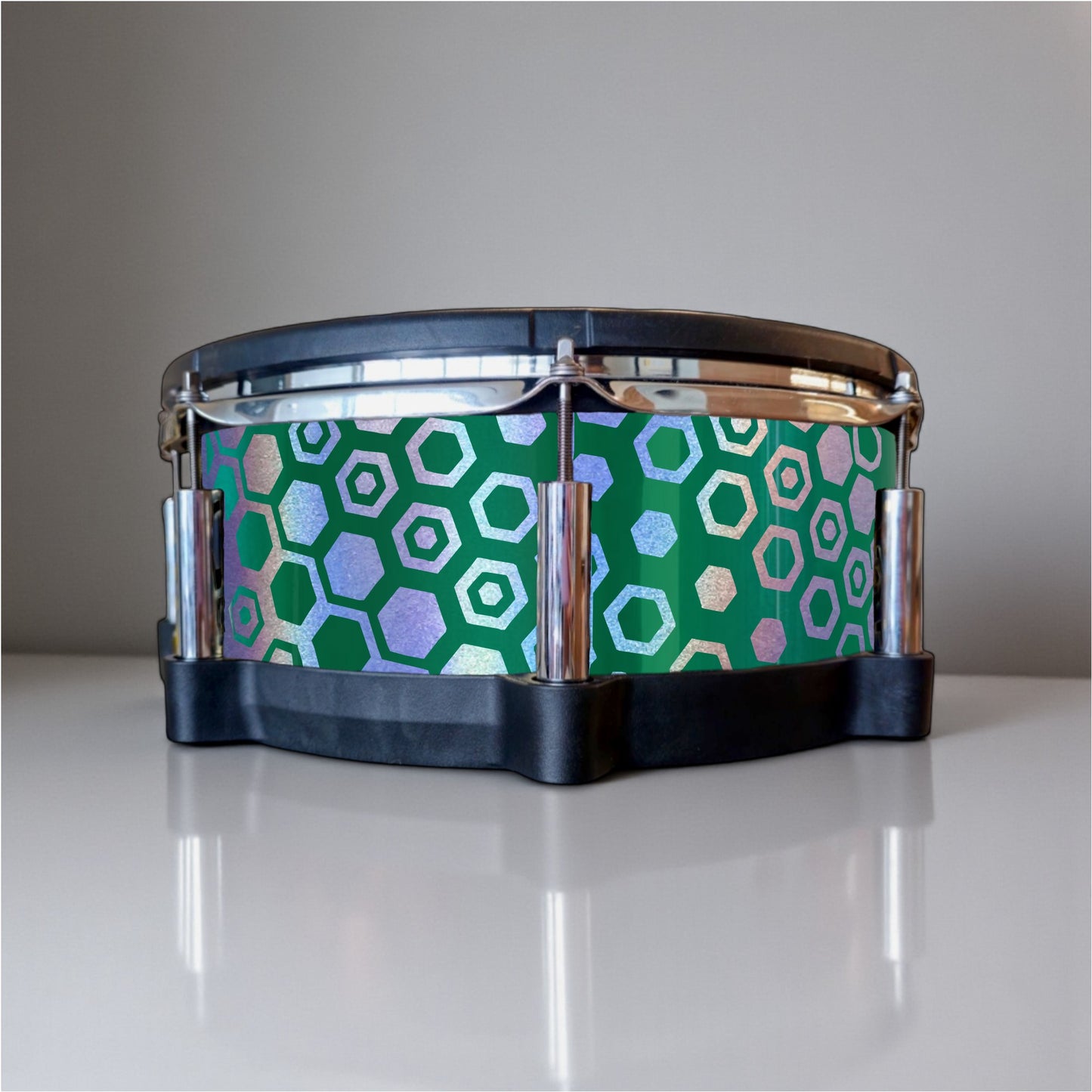 Hexagonal Fade Drum Wrap