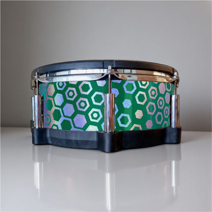 Hexagonal Fade Drum Wrap