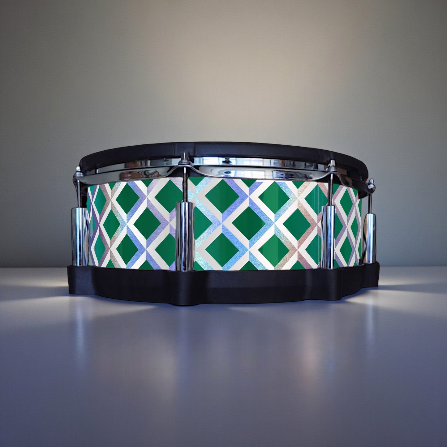 3D Tile Drum Wrap (White Base)