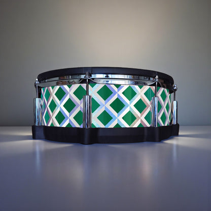 3D Tile Drum Wrap (White Base)