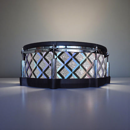 3D Tile Drum Wrap (Black Base)