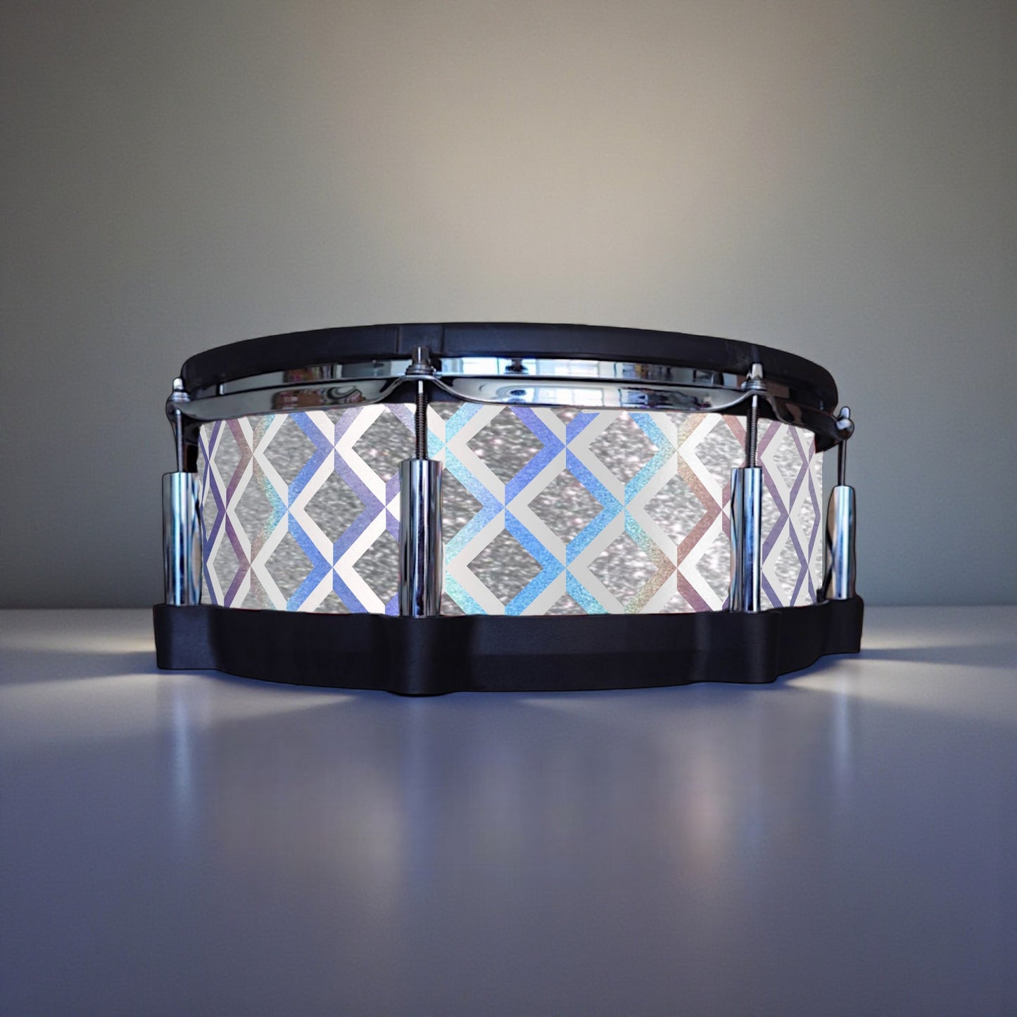 3D Tile Drum Wrap (White Base)