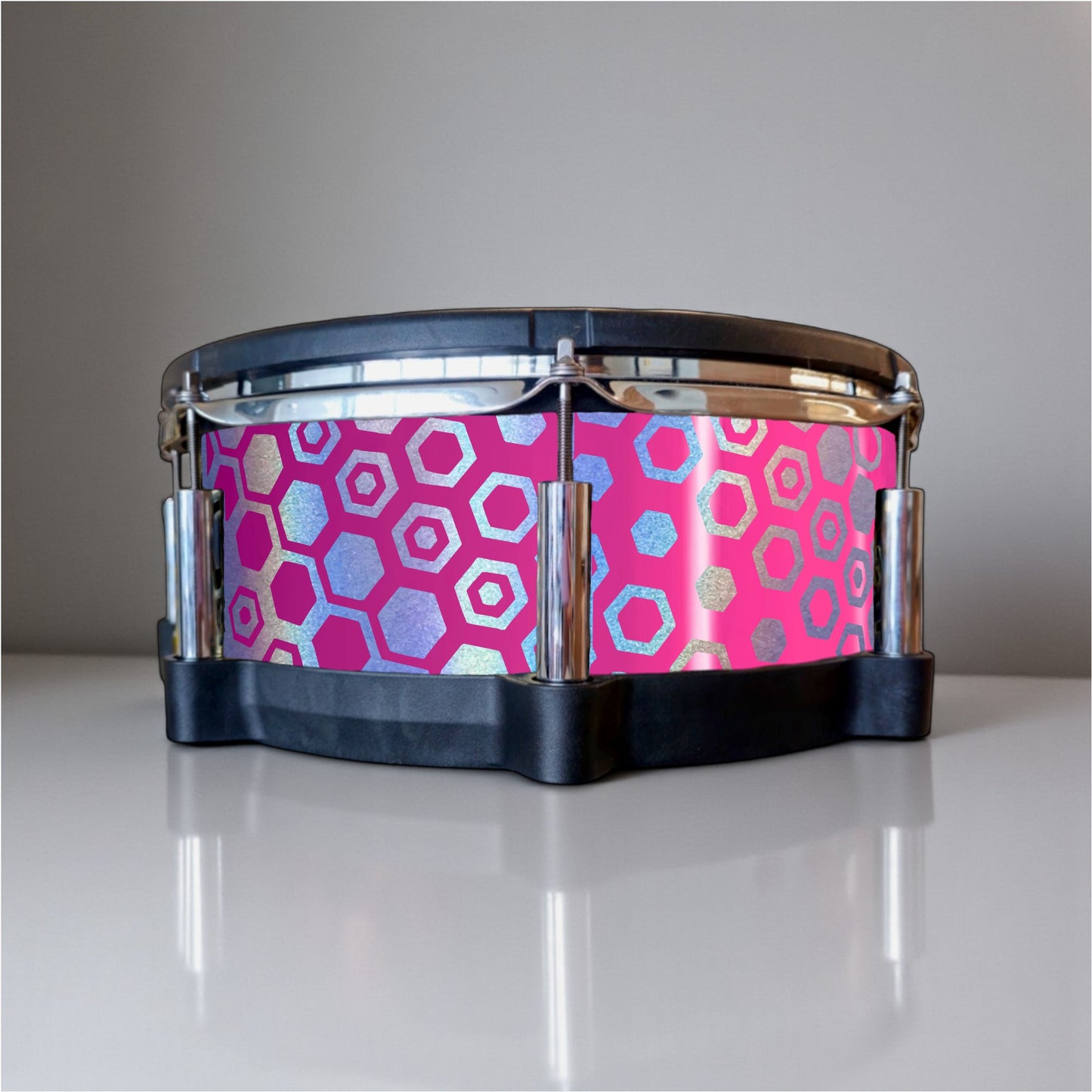 Hexagonal Fade Drum Wrap