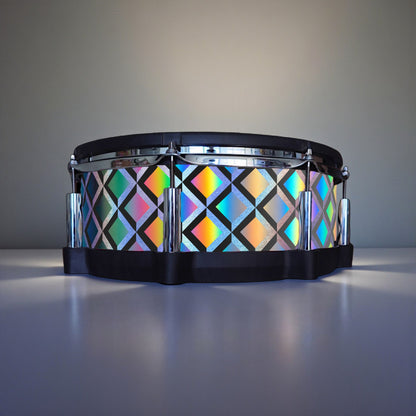3D Tile Drum Wrap (Black Base)