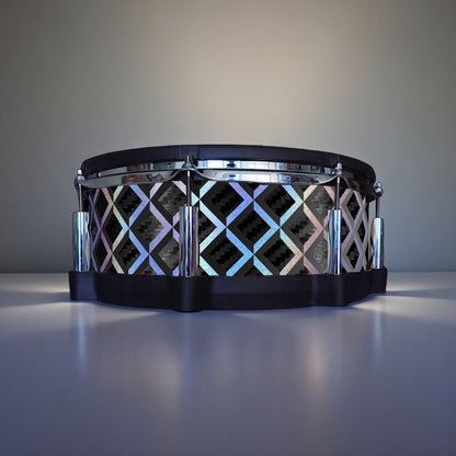 3D Tile Drum Wrap (Black Base)