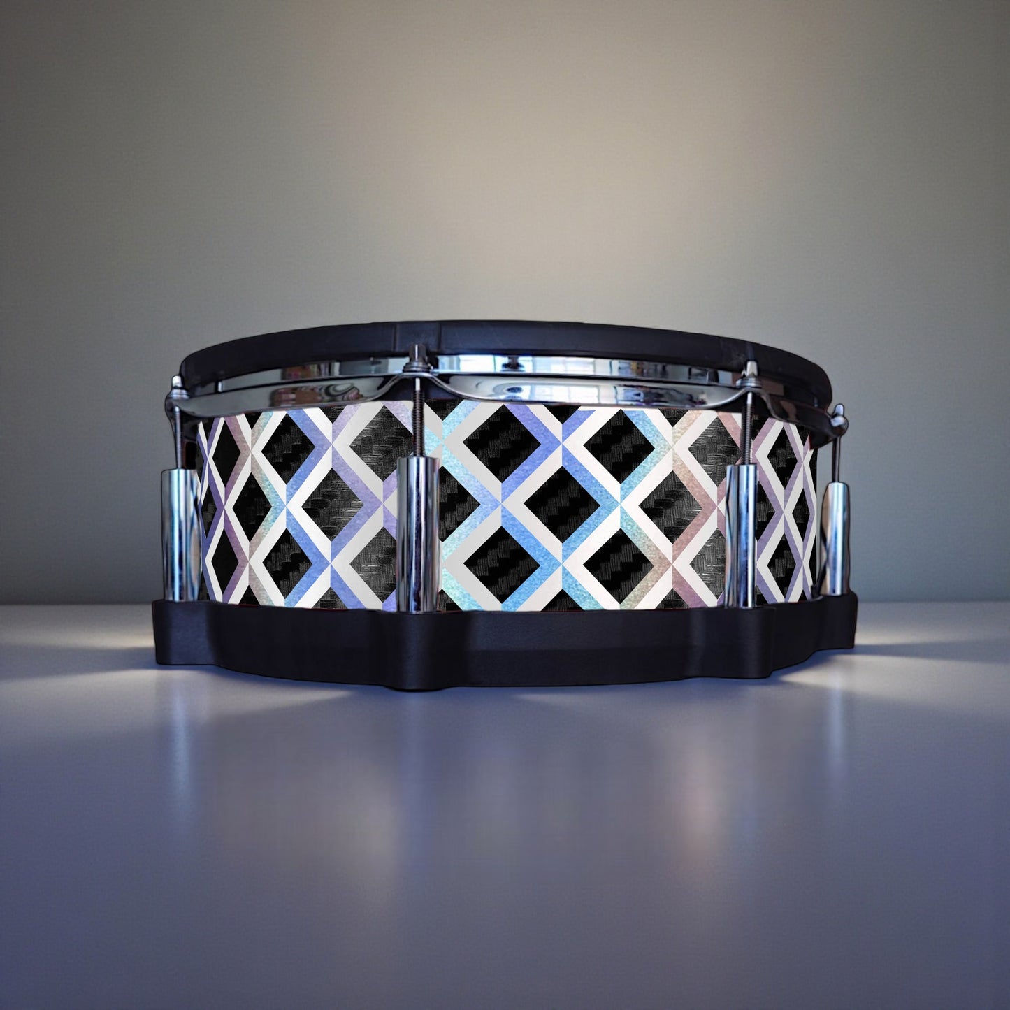 3D Tile Drum Wrap (White Base)