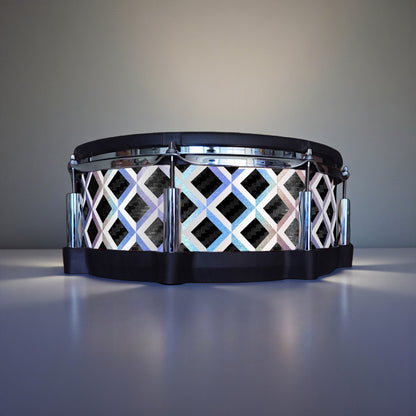 3D Tile Drum Wrap (White Base)