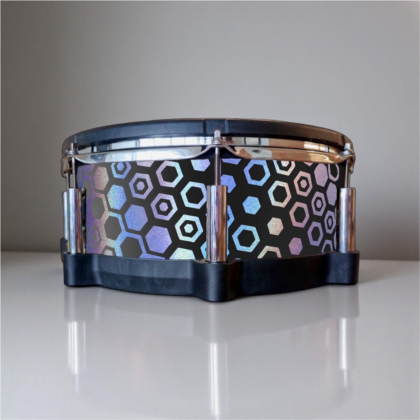 Hexagonal Fade Drum Wrap
